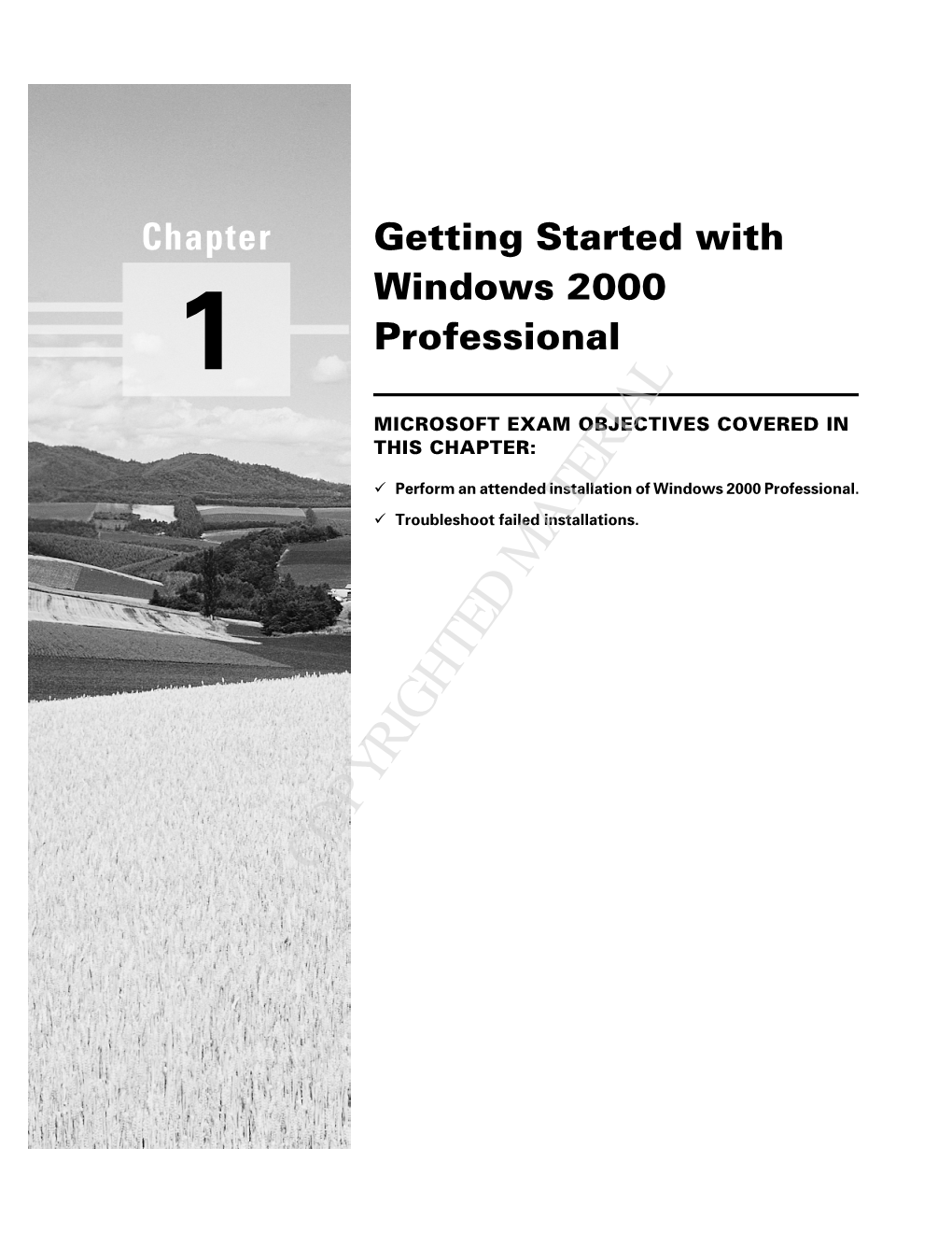 Chapter 1 Getting Started with Windows 2000 Professional