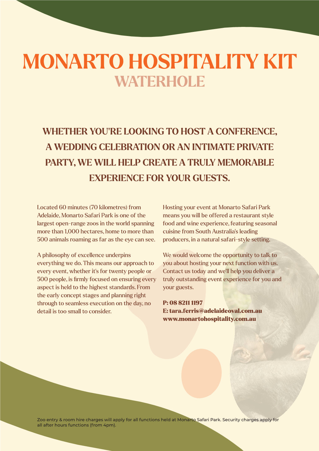 Monarto Hospitality Kit Waterhole