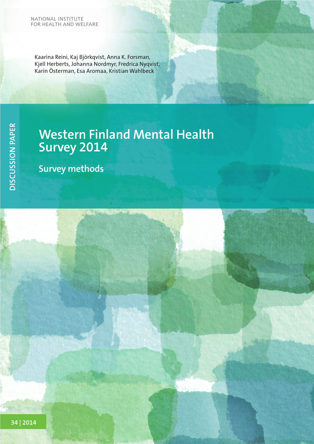 Western Finland Mental Health Survey 2014
