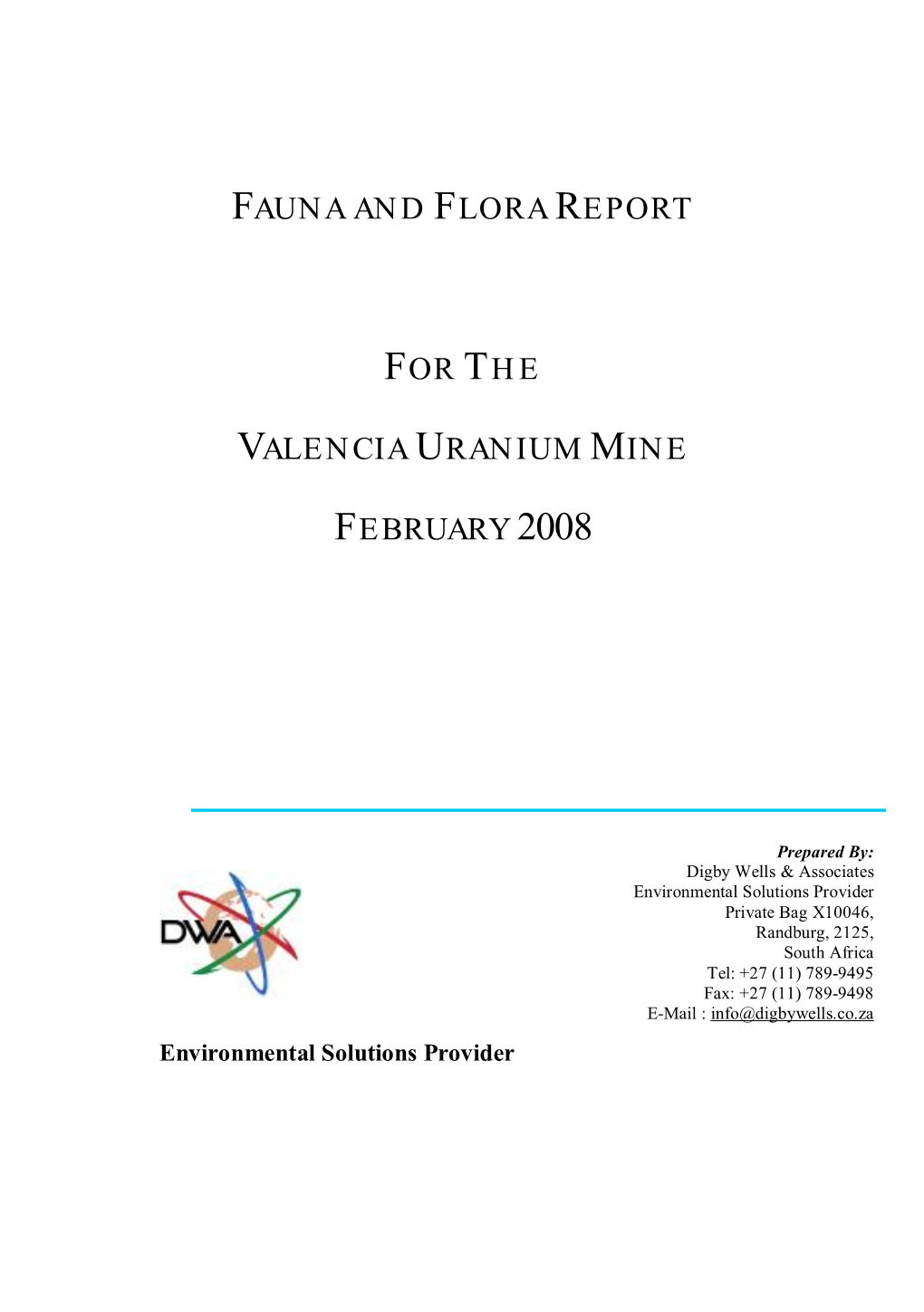 Valencia Uranium Fauna & Flora Report 22.04.…