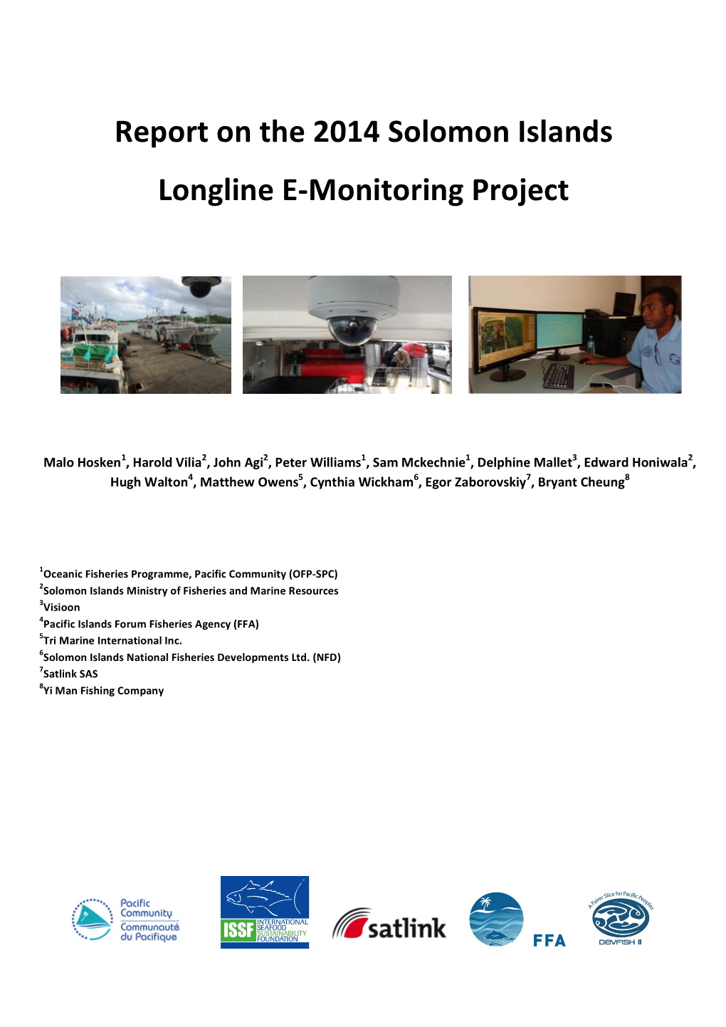 Hosken 2016 Solomon Islands E-Monitoring Project Report