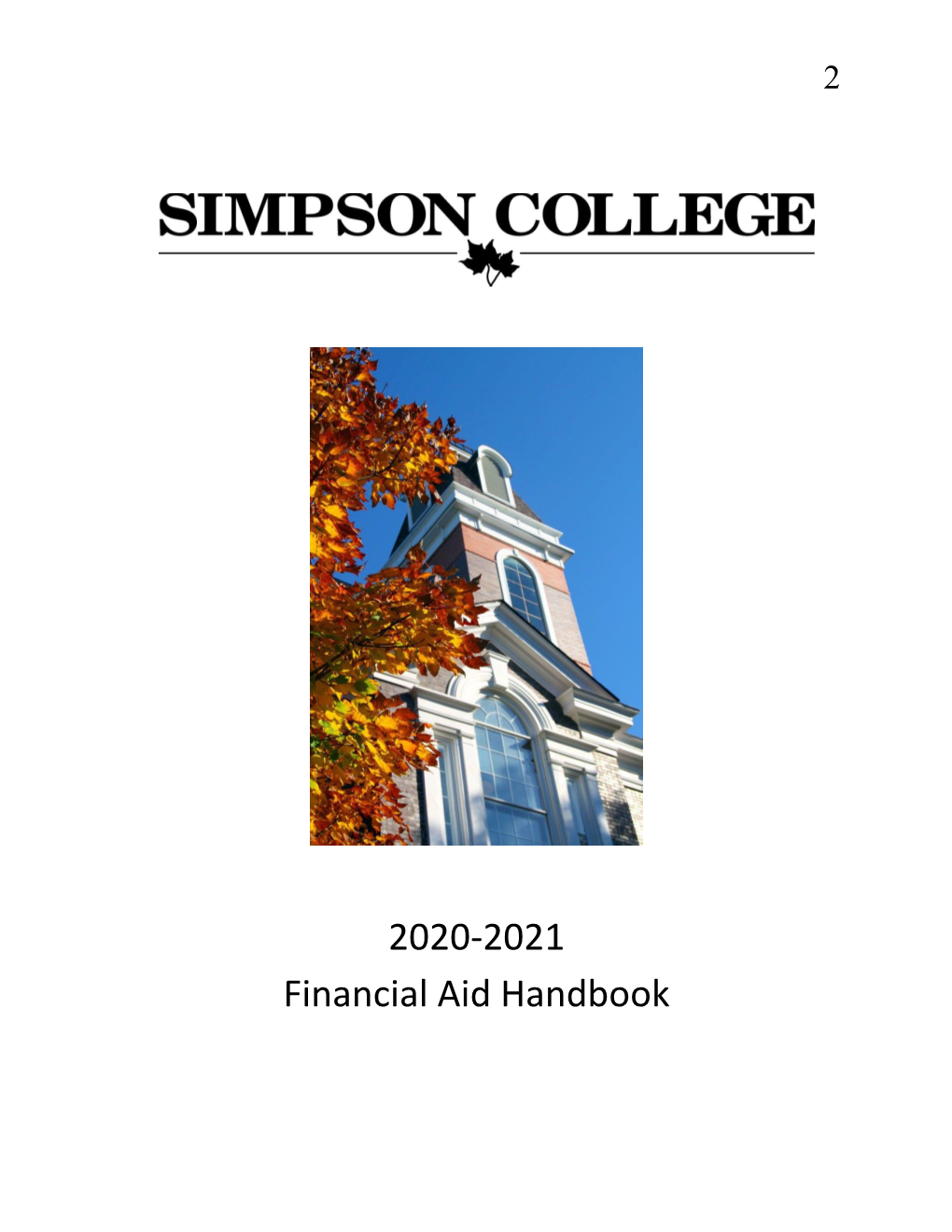 2020-2021 Financial Aid Handbook