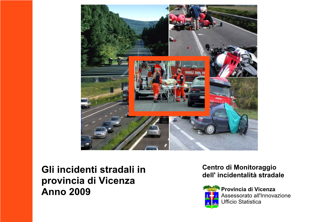 Gli Incidenti Stradali in Provincia Di Vicenza Anno 2009