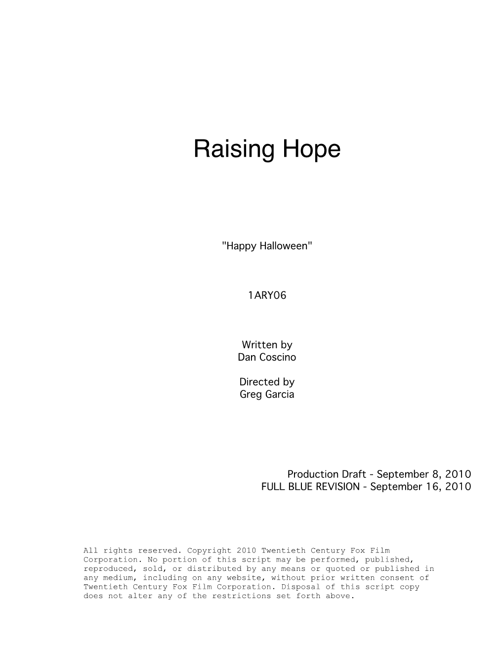 Raising Hope