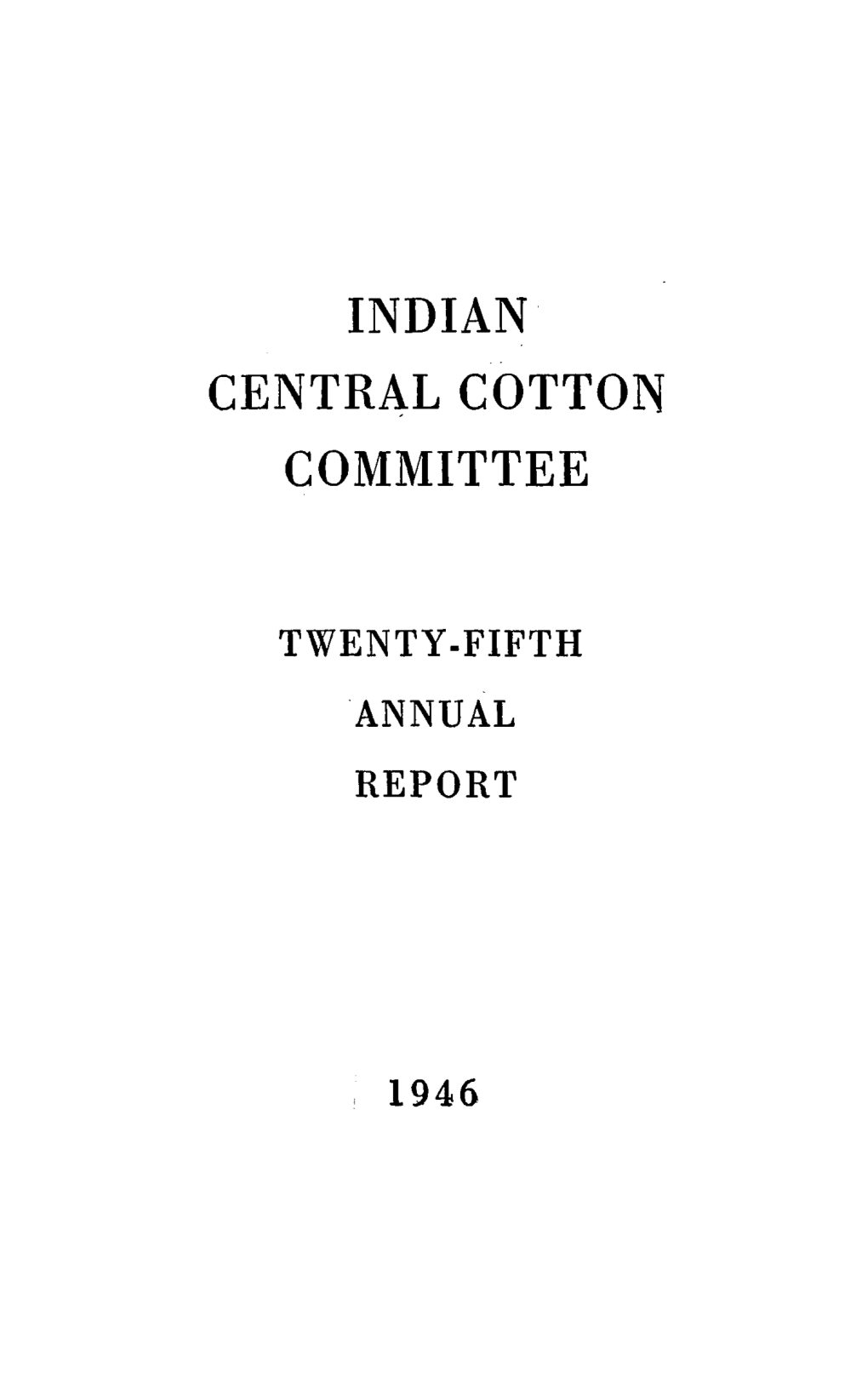 Indian Central Cotton Committee