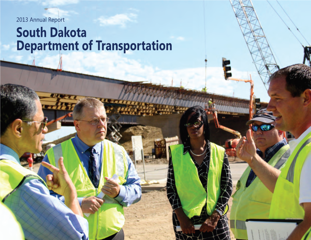 SDDOT 2013 Annual Report Mission