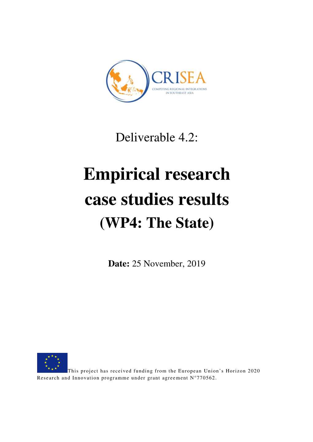 Contesting the Liberal State (Empirical Research, Case Studies Results, WP4)