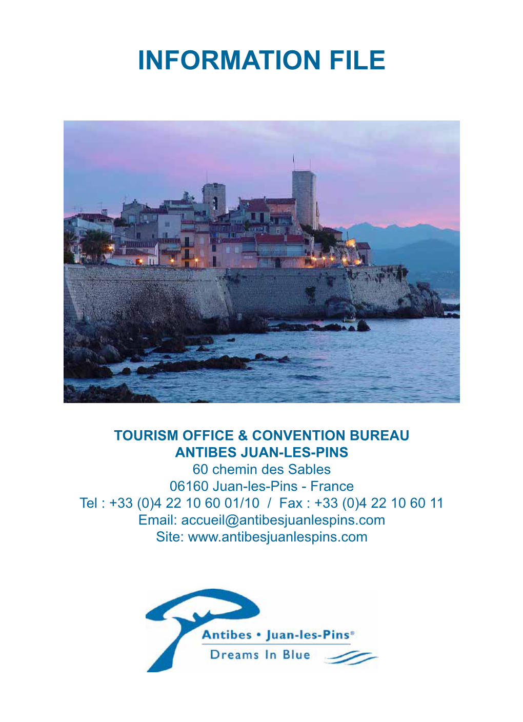 Information File Tourism Office & Convention Bureau