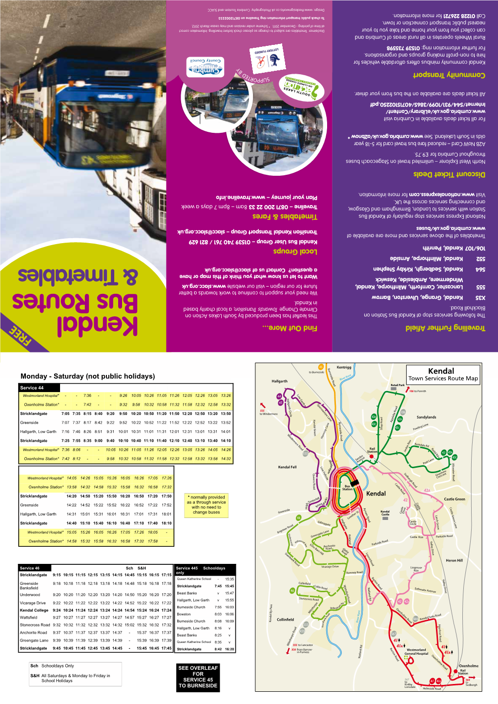 Kendal Bus Routes