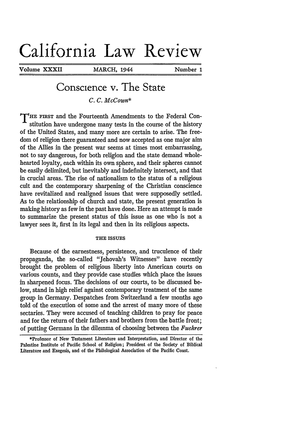 Conscience V. the State C