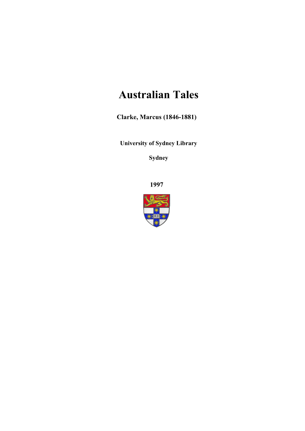 Australian Tales