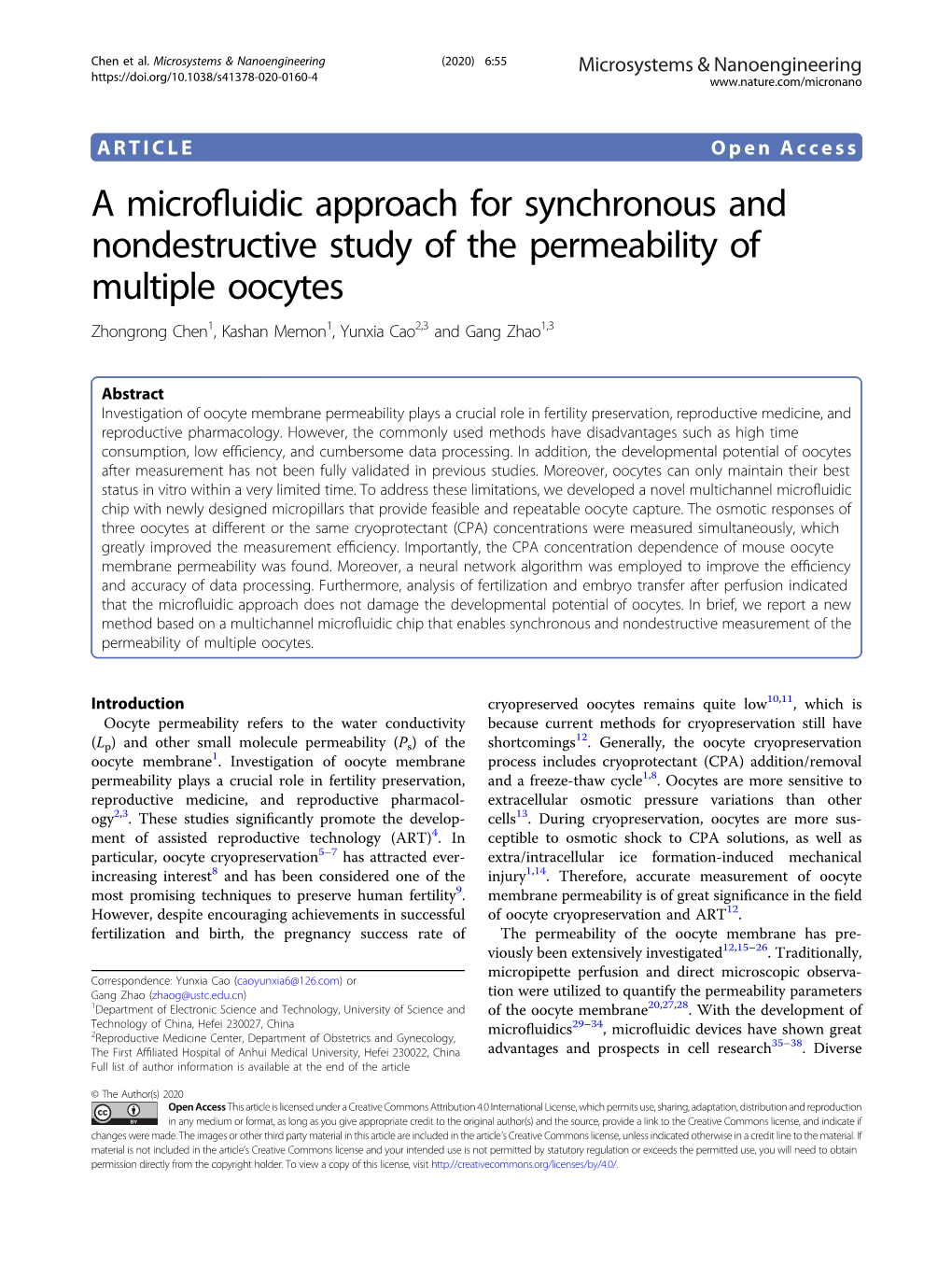 A Microfluidic Approach for Synchronous And