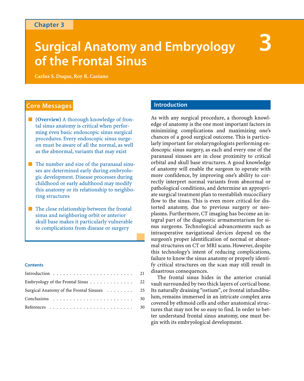 Surgical Anatomy and Embryology of the Frontal Sinus Chapter 3 23