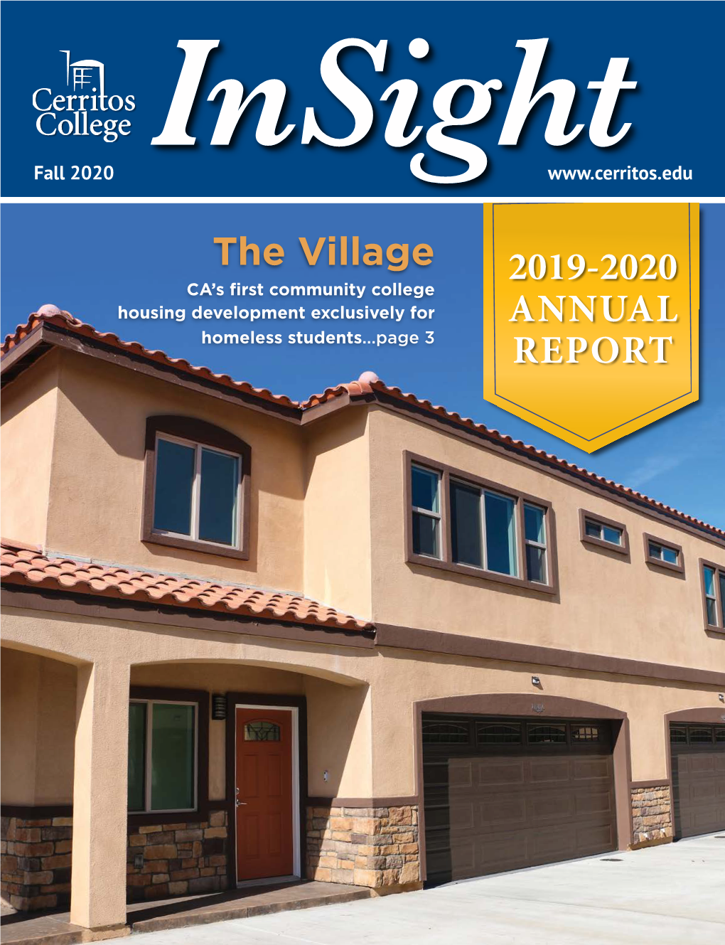 Cerritos College Fall 2020 Insight Annual Report