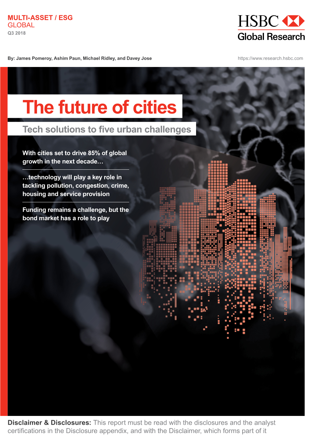 The Future of Cities Tech Solutions to Five Urban Challenges