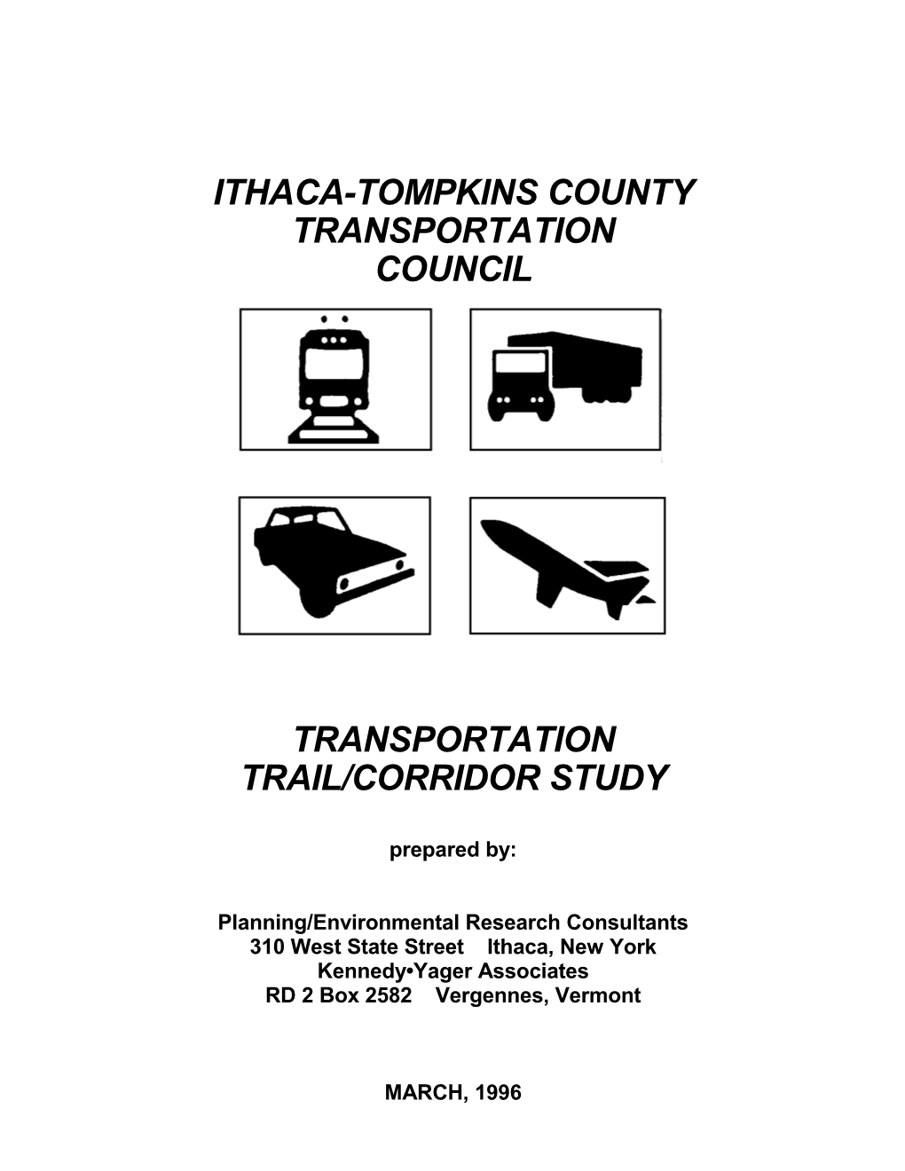 Ithaca-Tompkins County Transportation Council Transportation Trail/Corridor Study