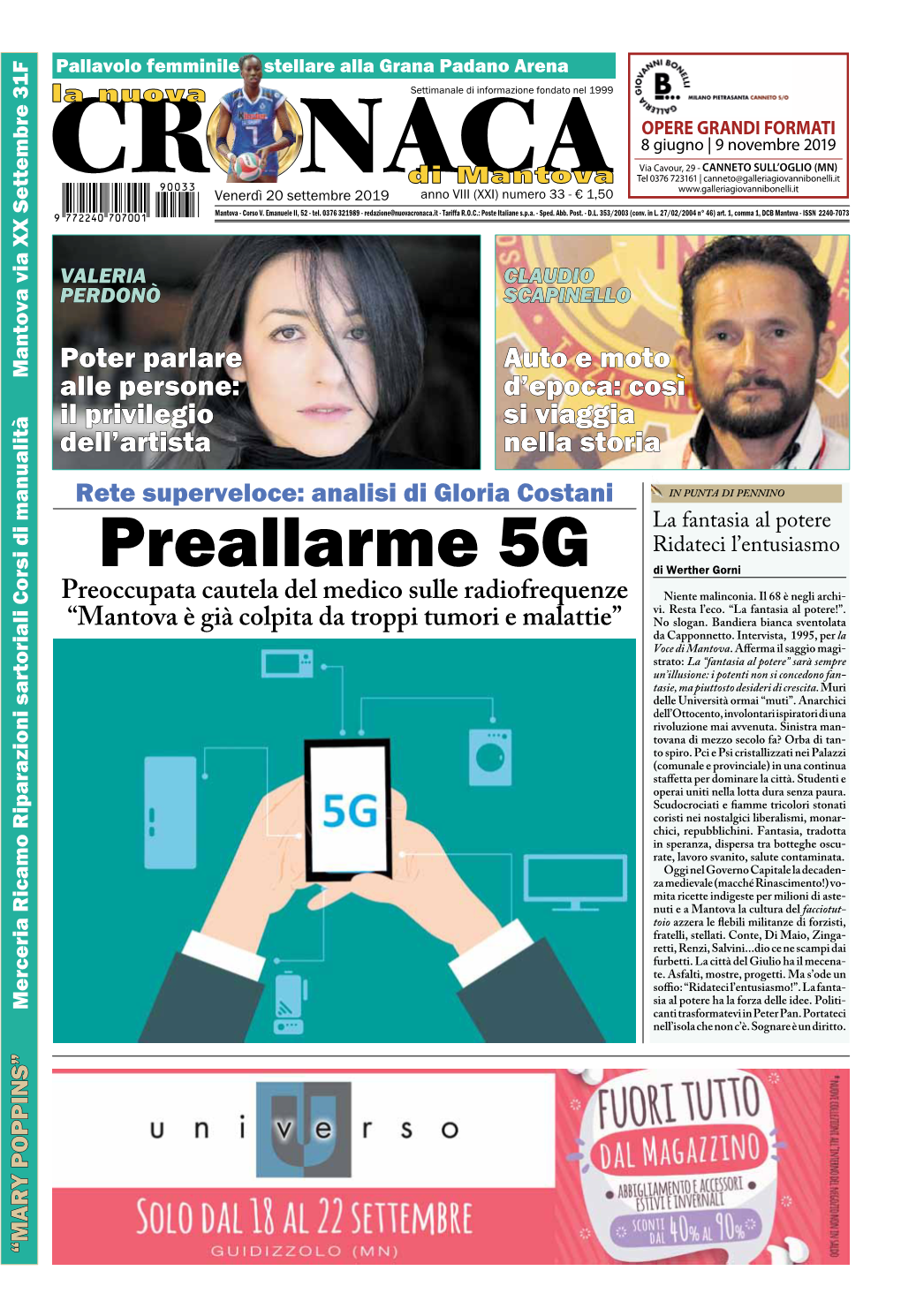 Preallarme 5G Di Werther Gorni Niente Malinconia