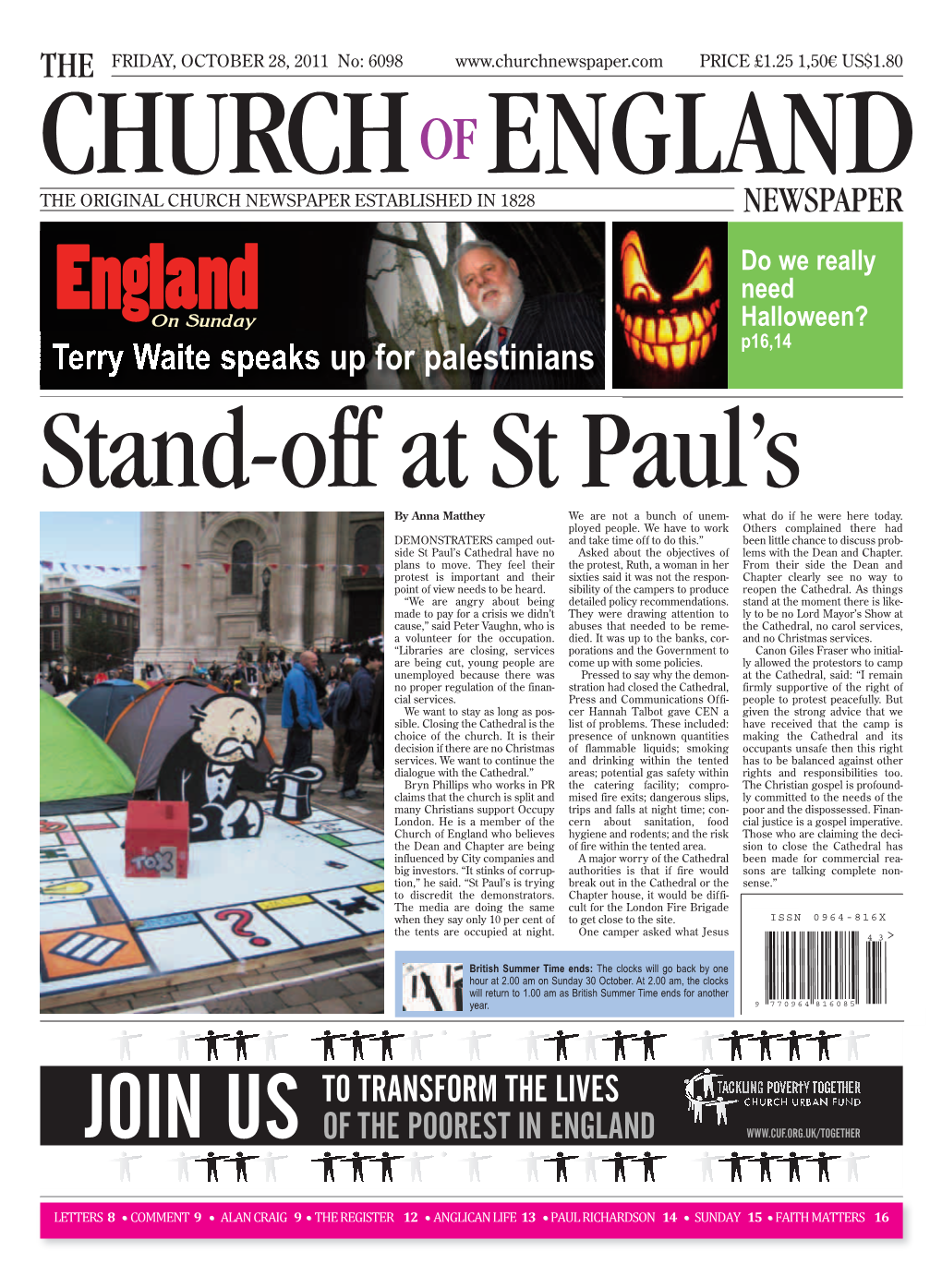 The Church of England Newspaper, 14 Great College Street, Westminster, London, SW1P 3RX