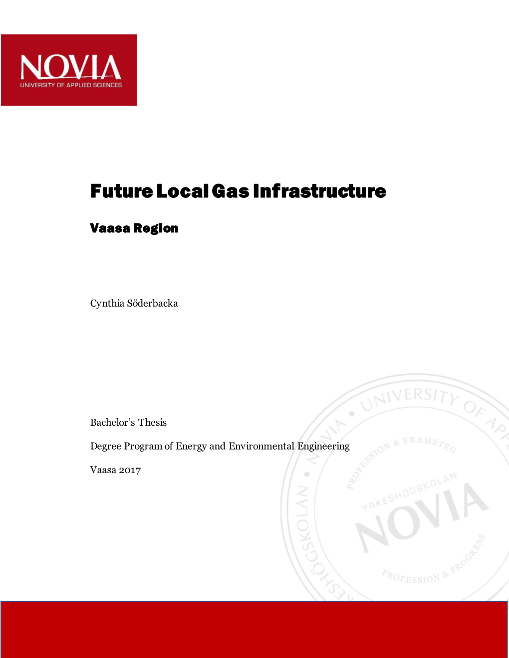 Future Local Gas Infrastructure