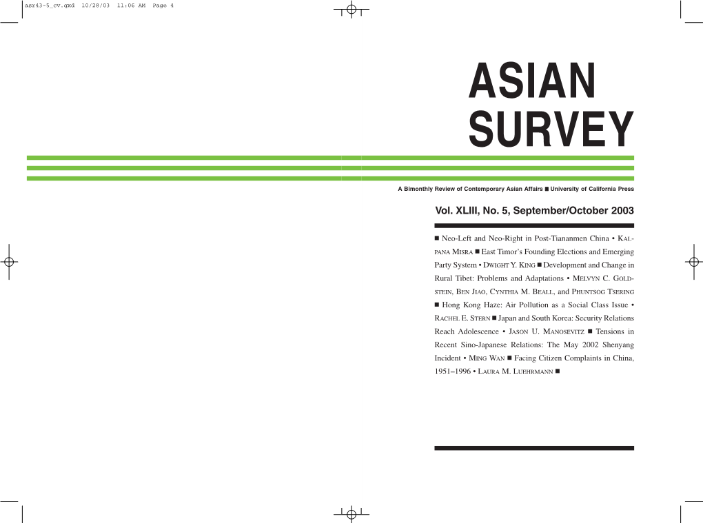 Asian Survey