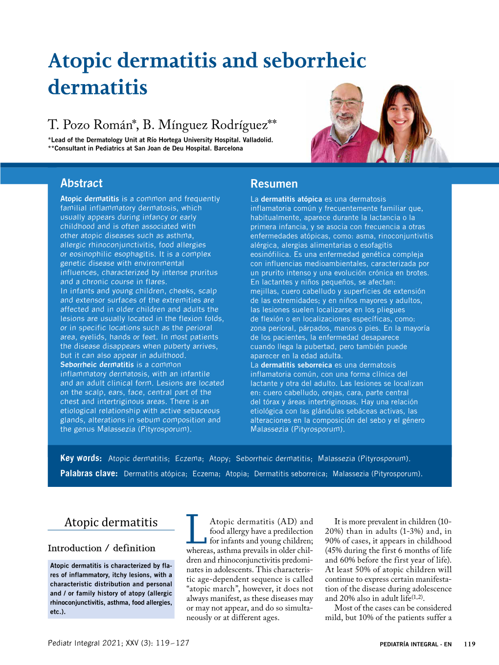 Atopic Dermatitis and Seborrheic Dermatitis