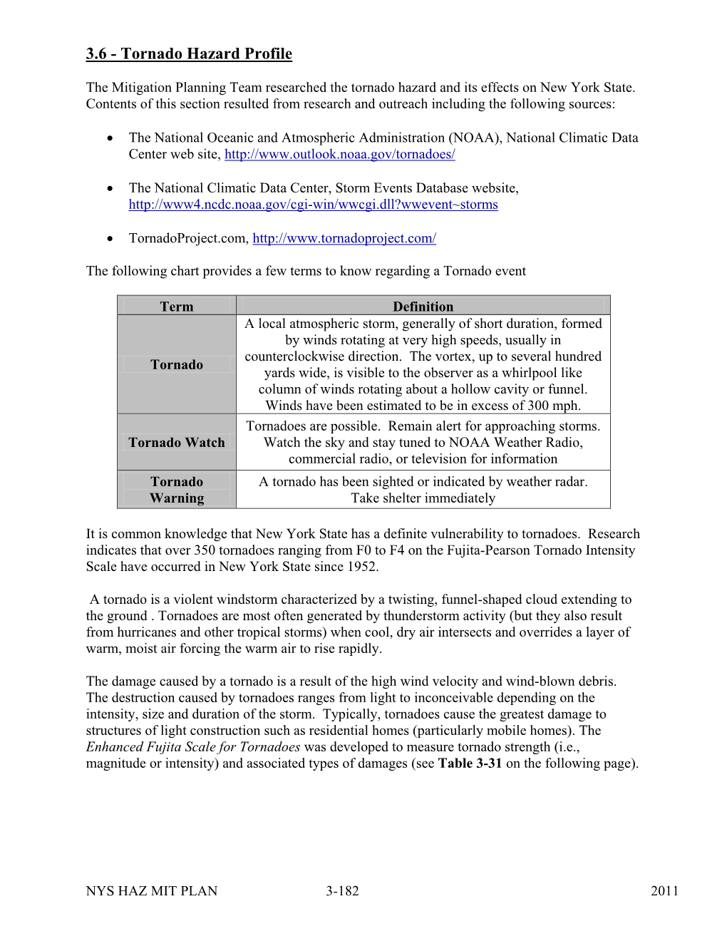 Section Resulted from Research and Outreach Including the Following Sources