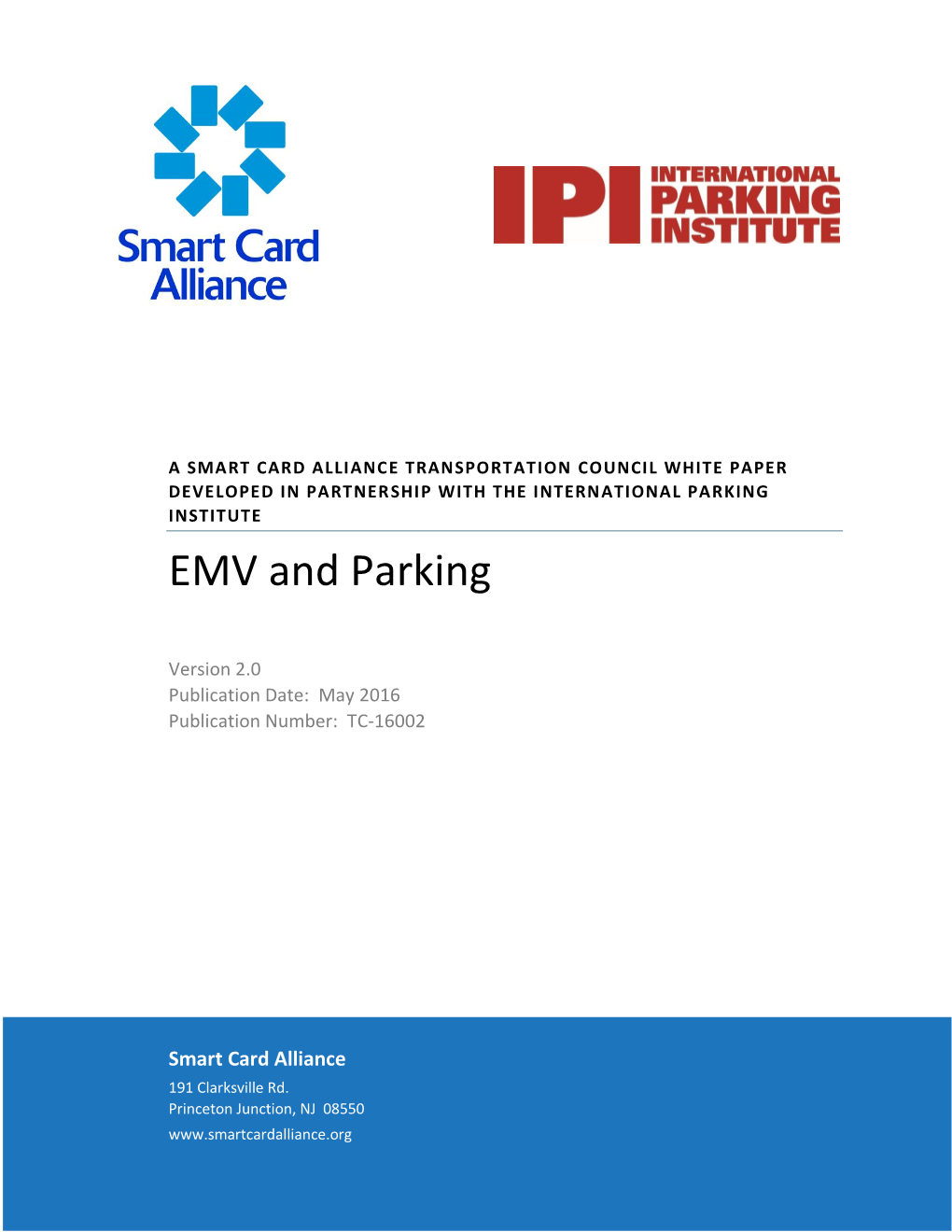 EMV and Parking White Paper