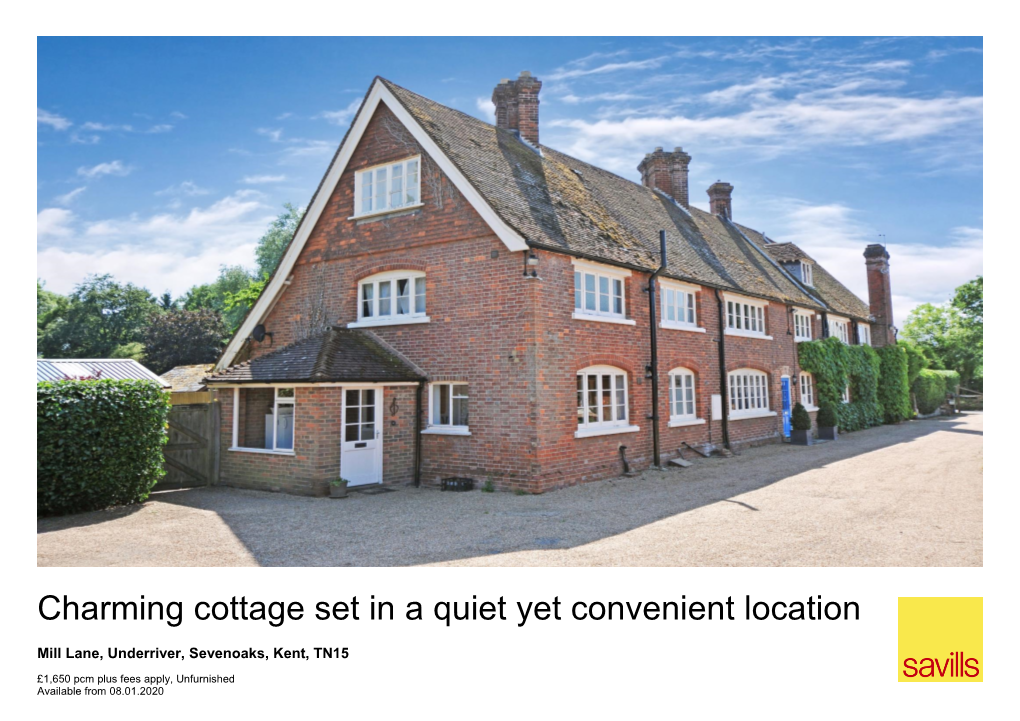 Charming Cottage Set in a Quiet Yet Convenient Location Offers 3