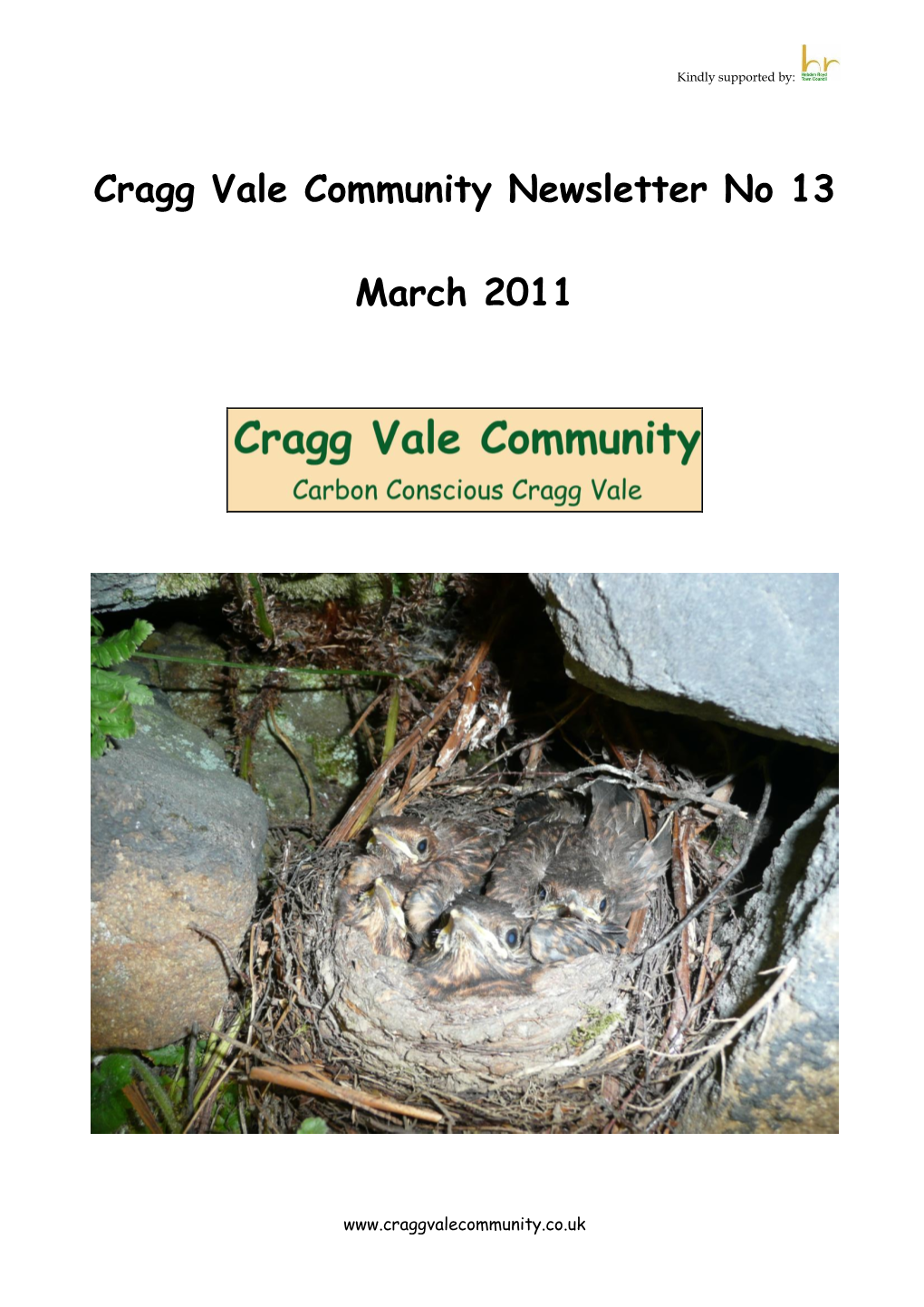 Cragg Vale Community Newsletter No 8