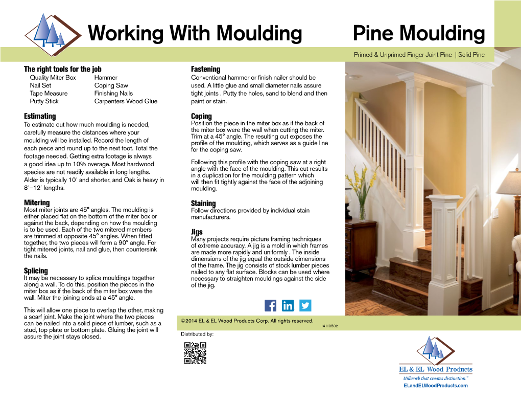 Pine Moulding Working with Moulding