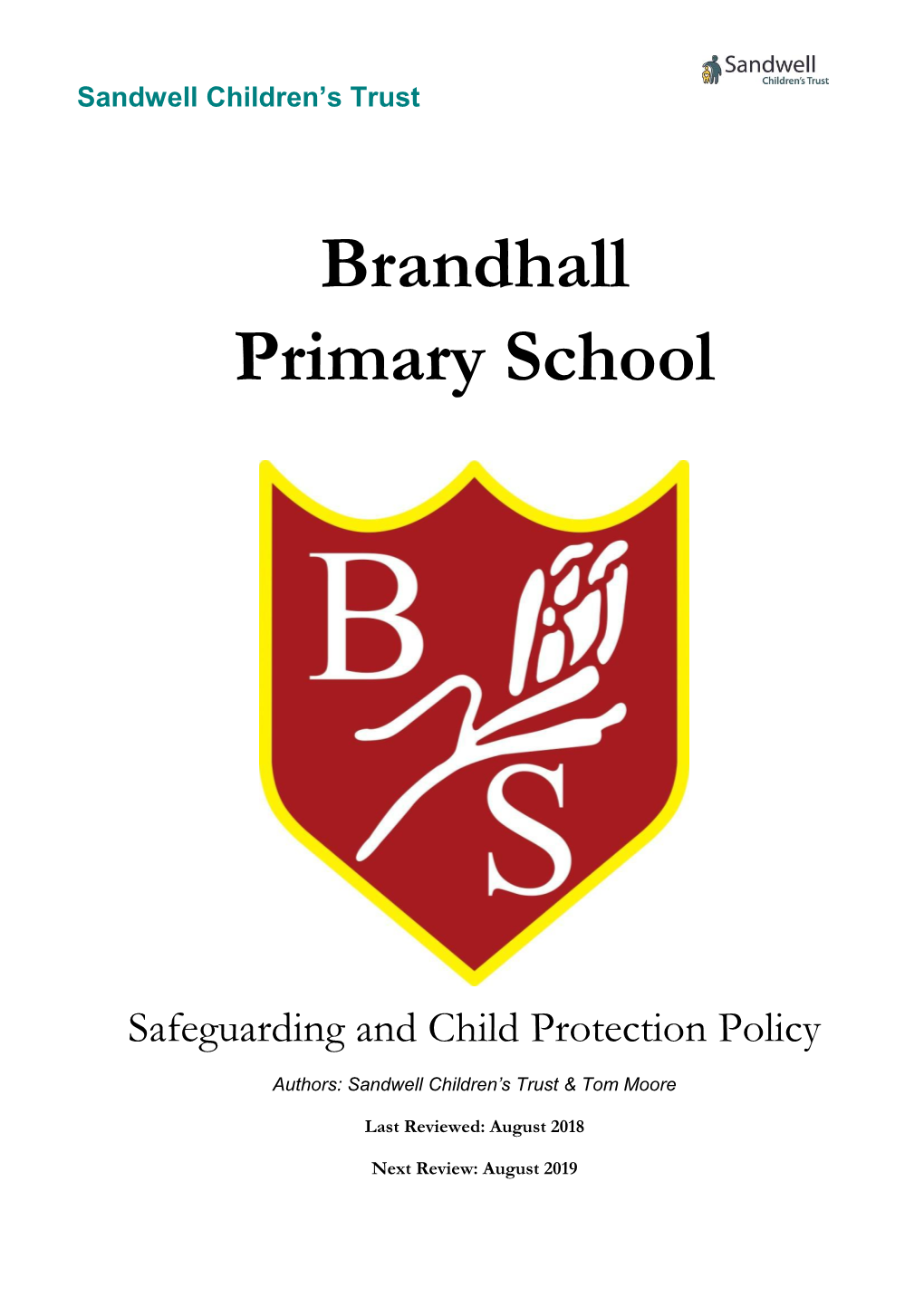 Brandhall Primary School and Any Extended Services That It Provides