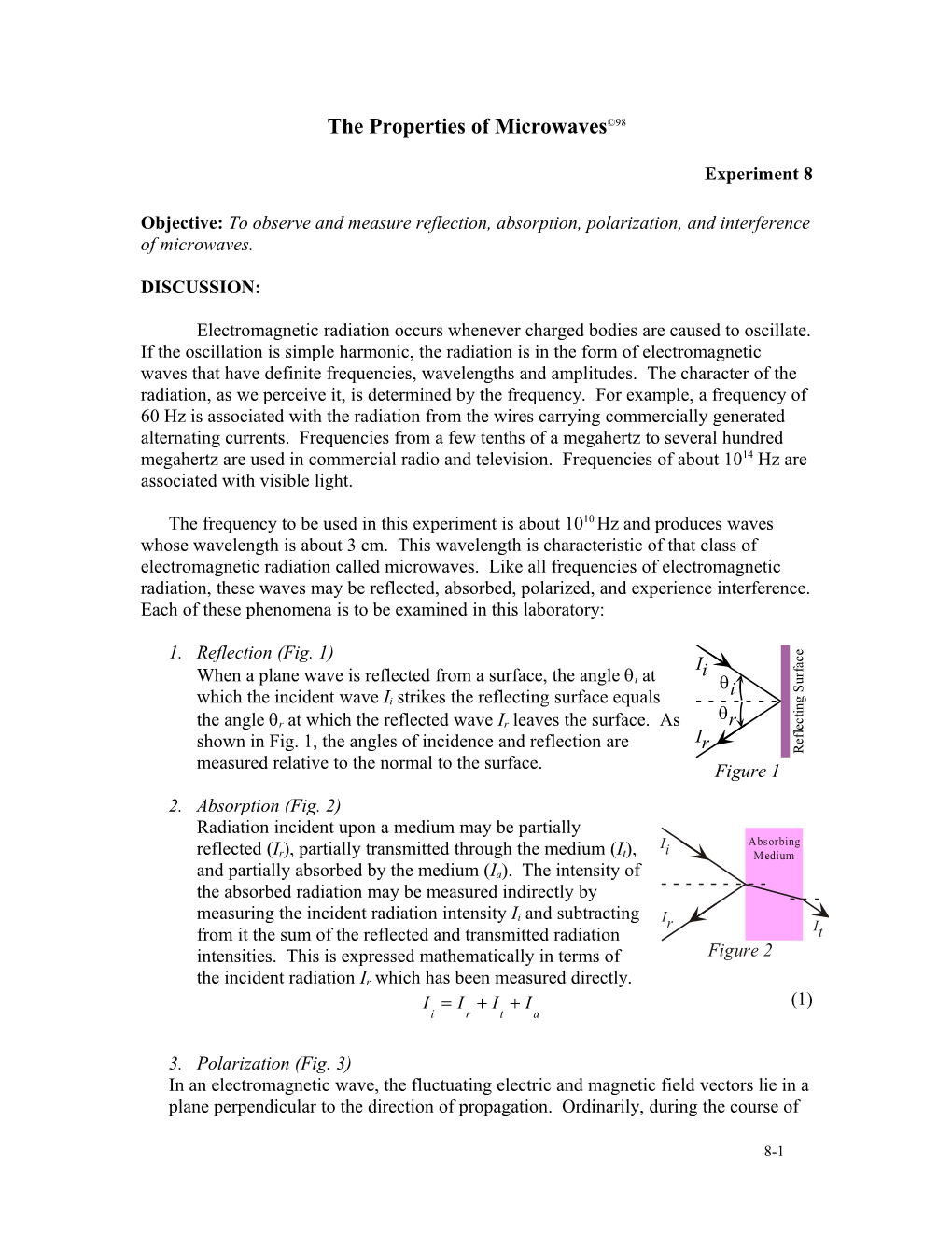 The Properties of Microwaves 98