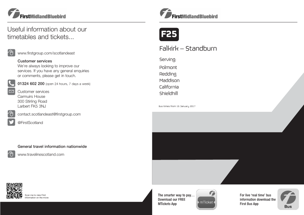 F25 Falkirk – Standburn