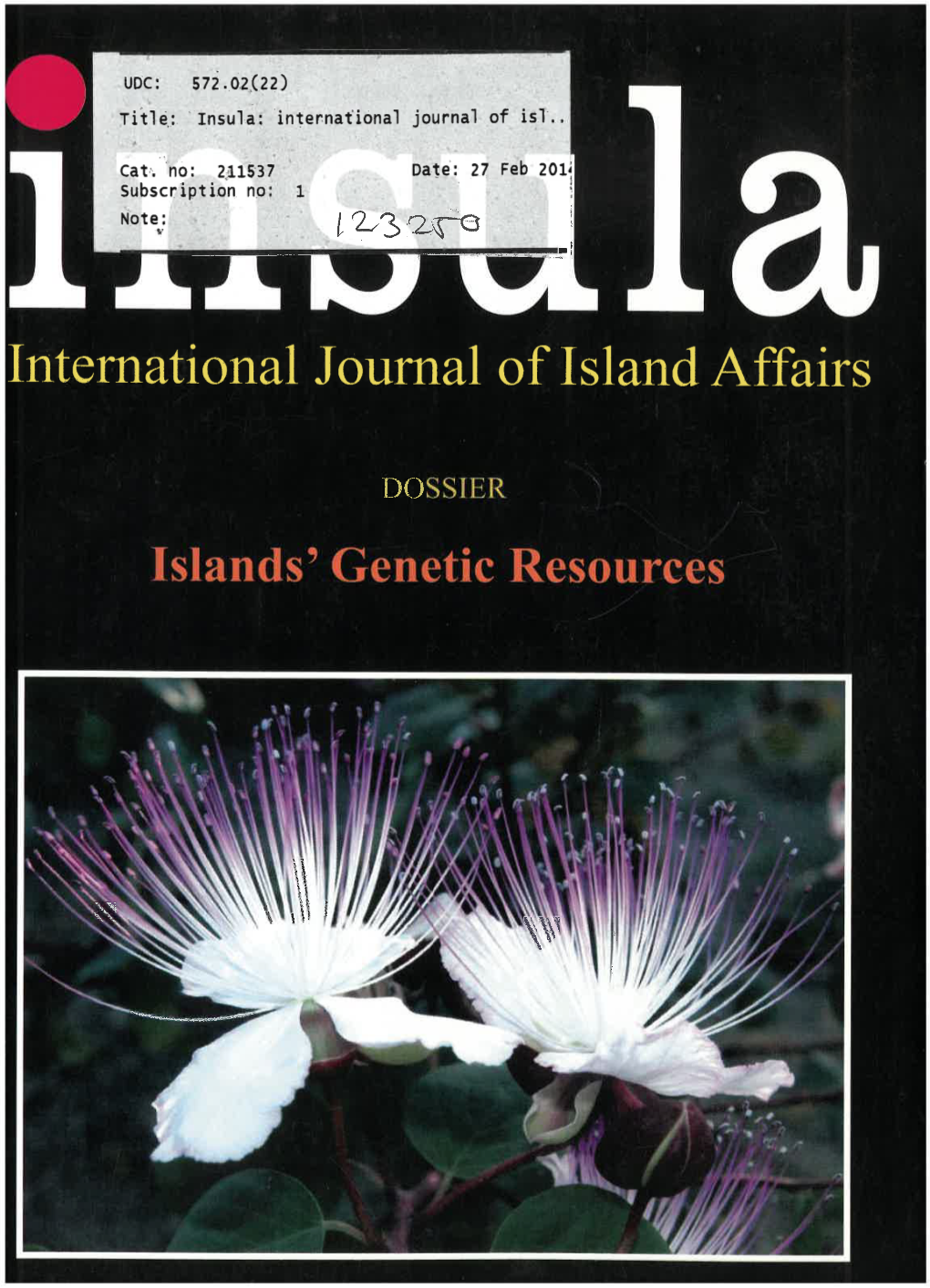 Islands' Genetic Resources