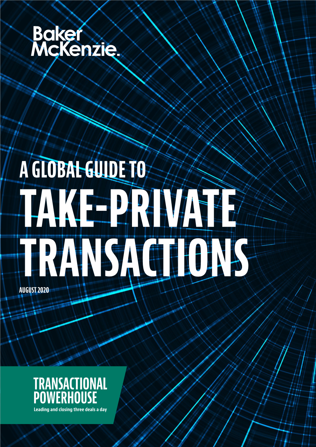 A Global Guide to Take-Private Transactions August 2020
