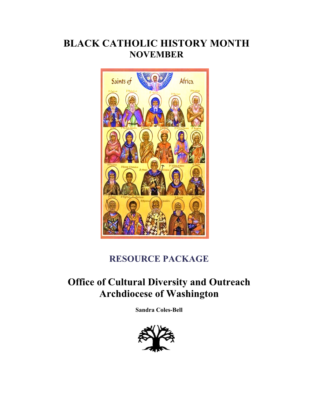 Office of Cultural Diversity and Outreach Archdiocese of Washington