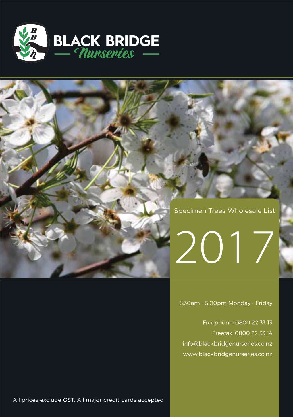 Specimen Trees Wholesale List 2017