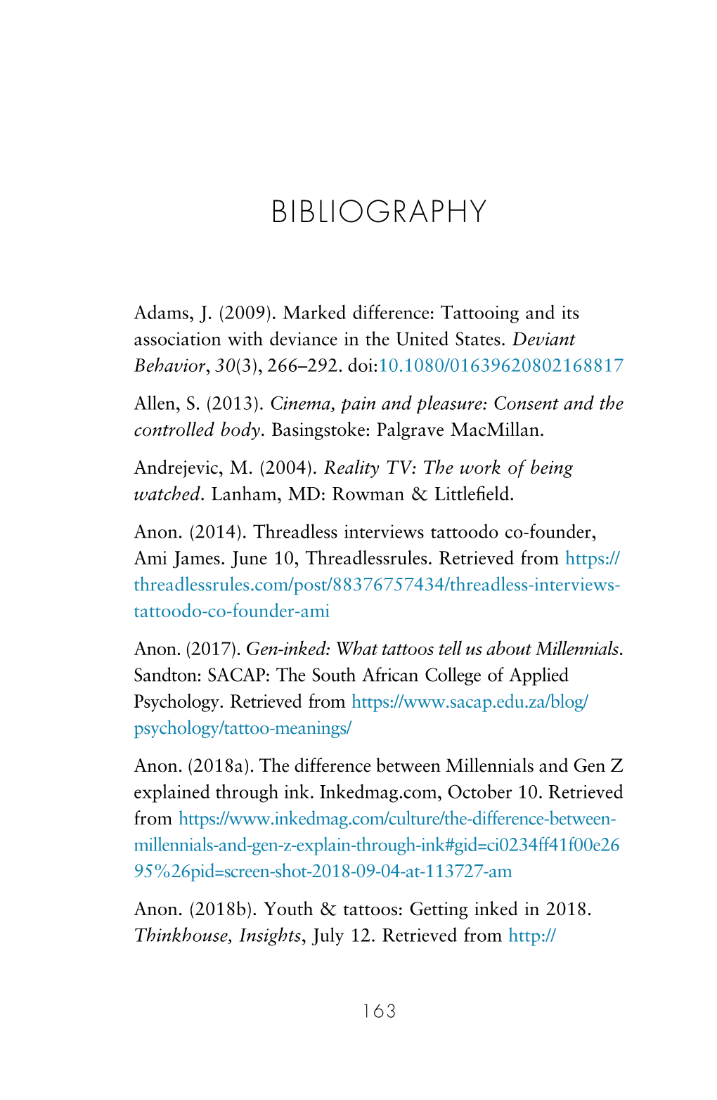 Bibliography