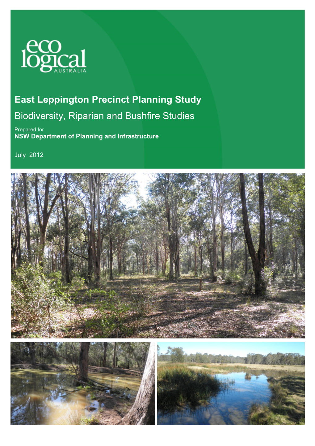 East Leppington Precinct Planning Study Biodiversity, Riparian And