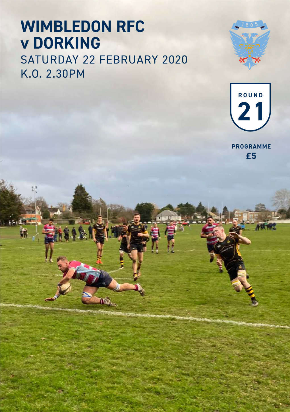 WIMBLEDON RFC V DORKING SATURDAY 22 FEBRUARY 2020 K.O