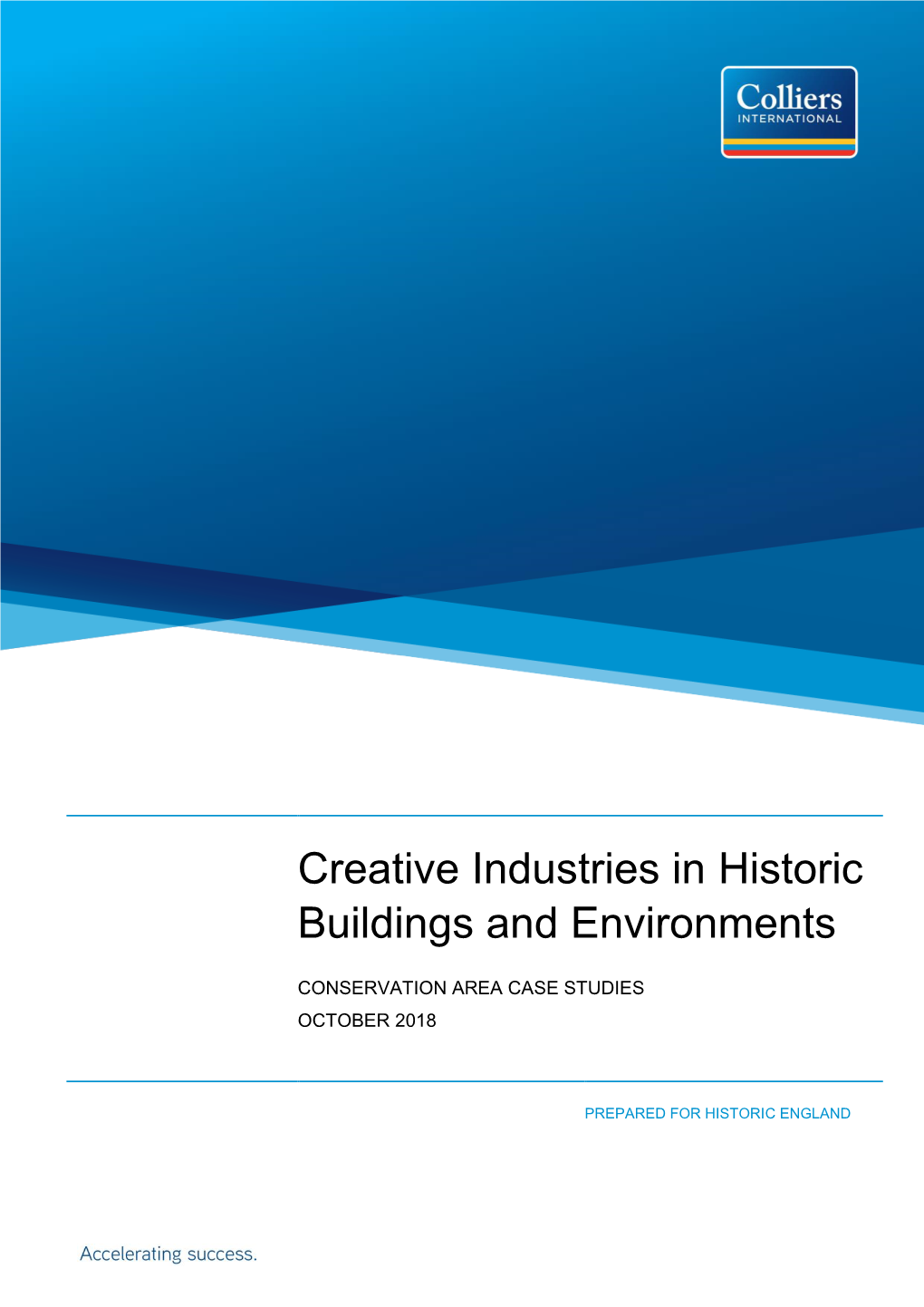 Creative Industries in Historic Buildings and Environments