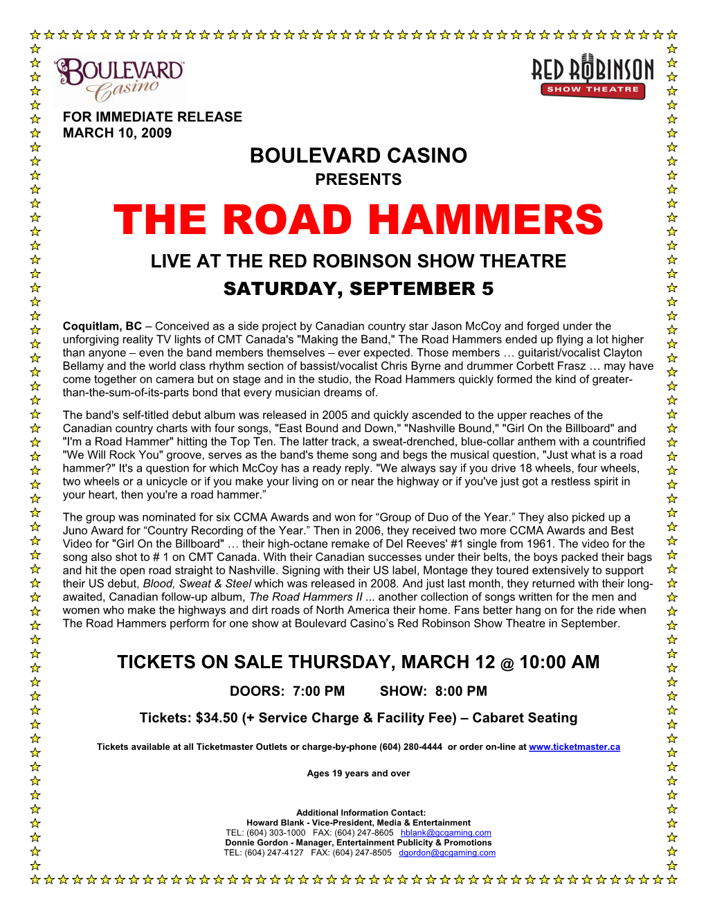 The Road Hammers