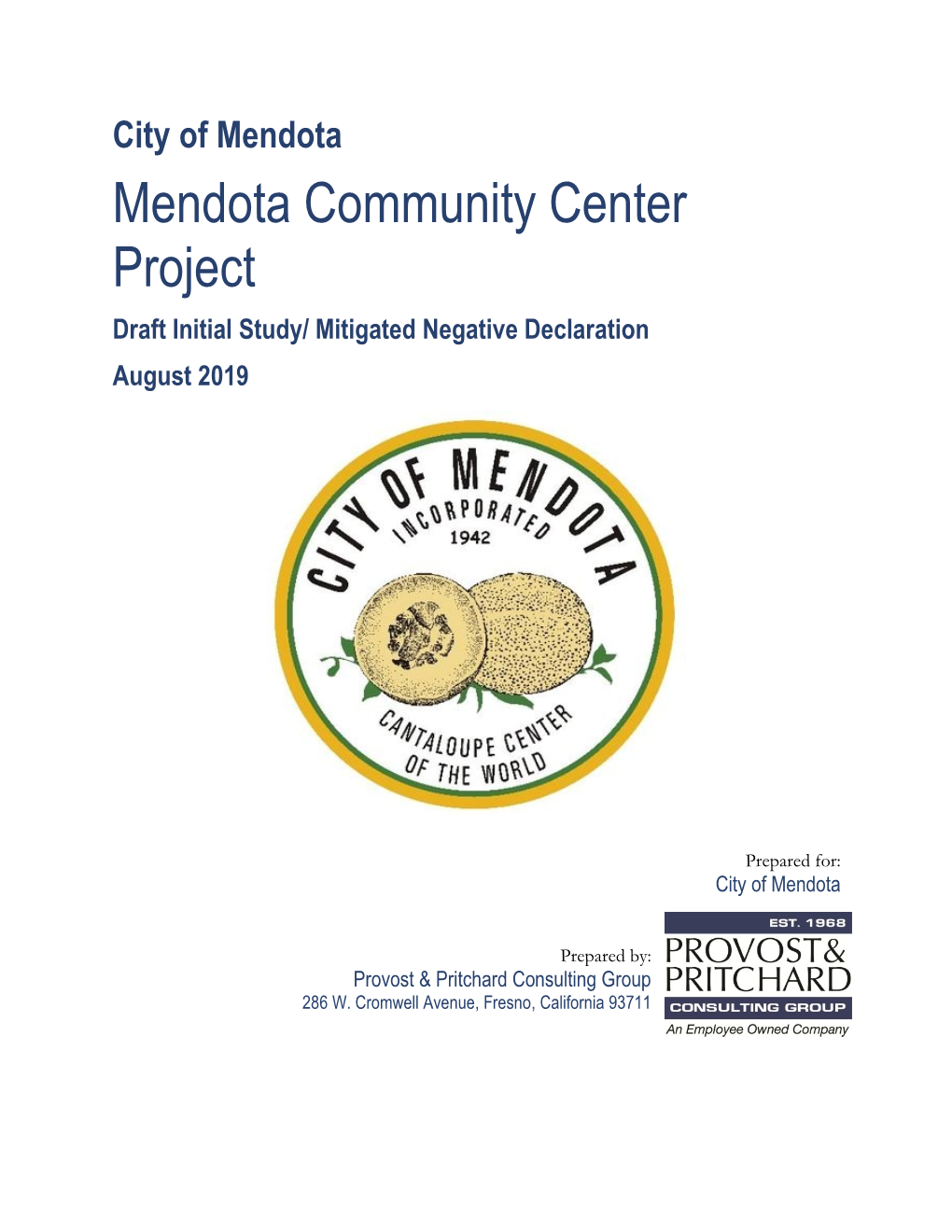 Mendota Community Center Project