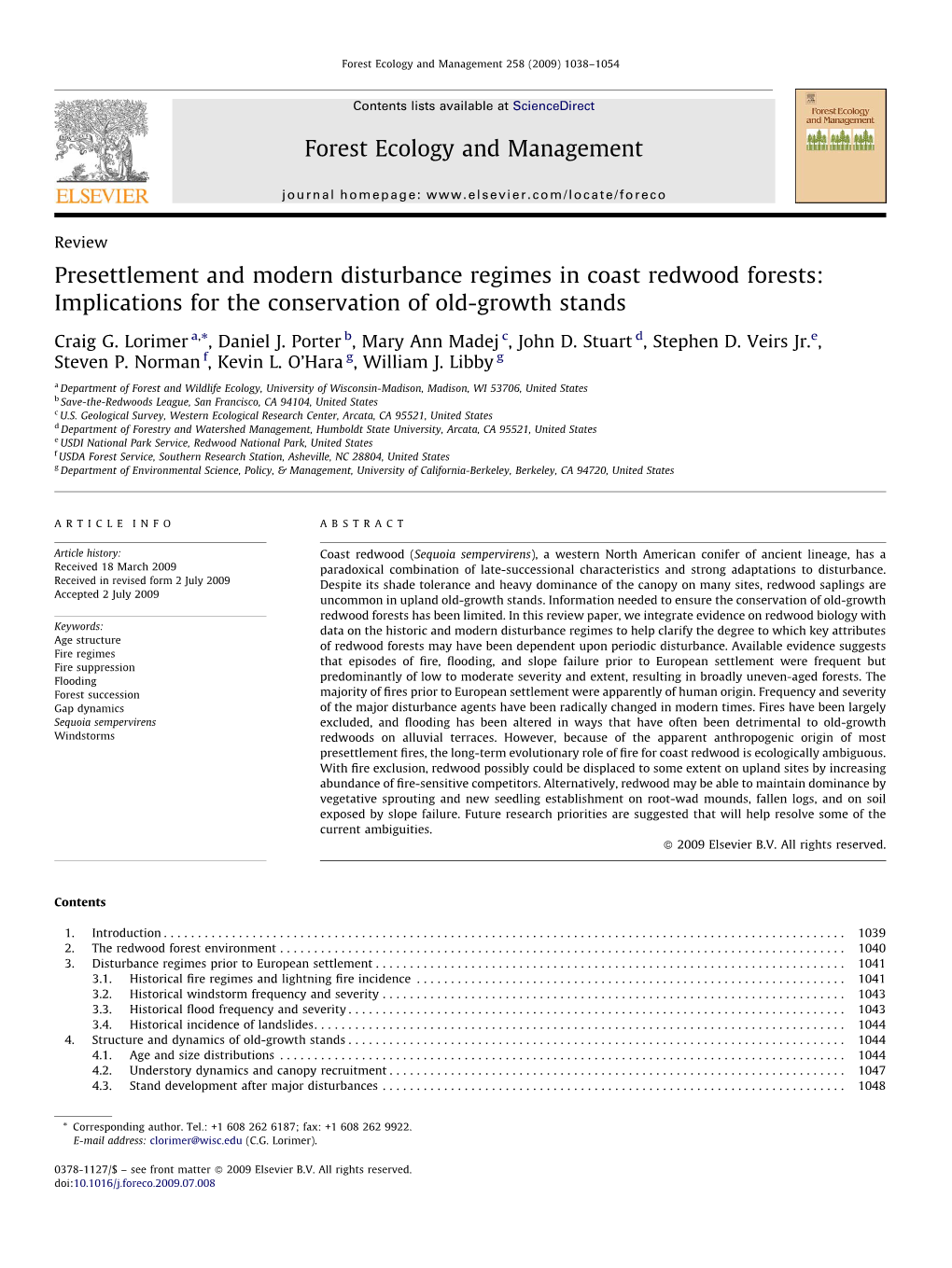 Implications for the Conservation of Old-Growth Stands Fo