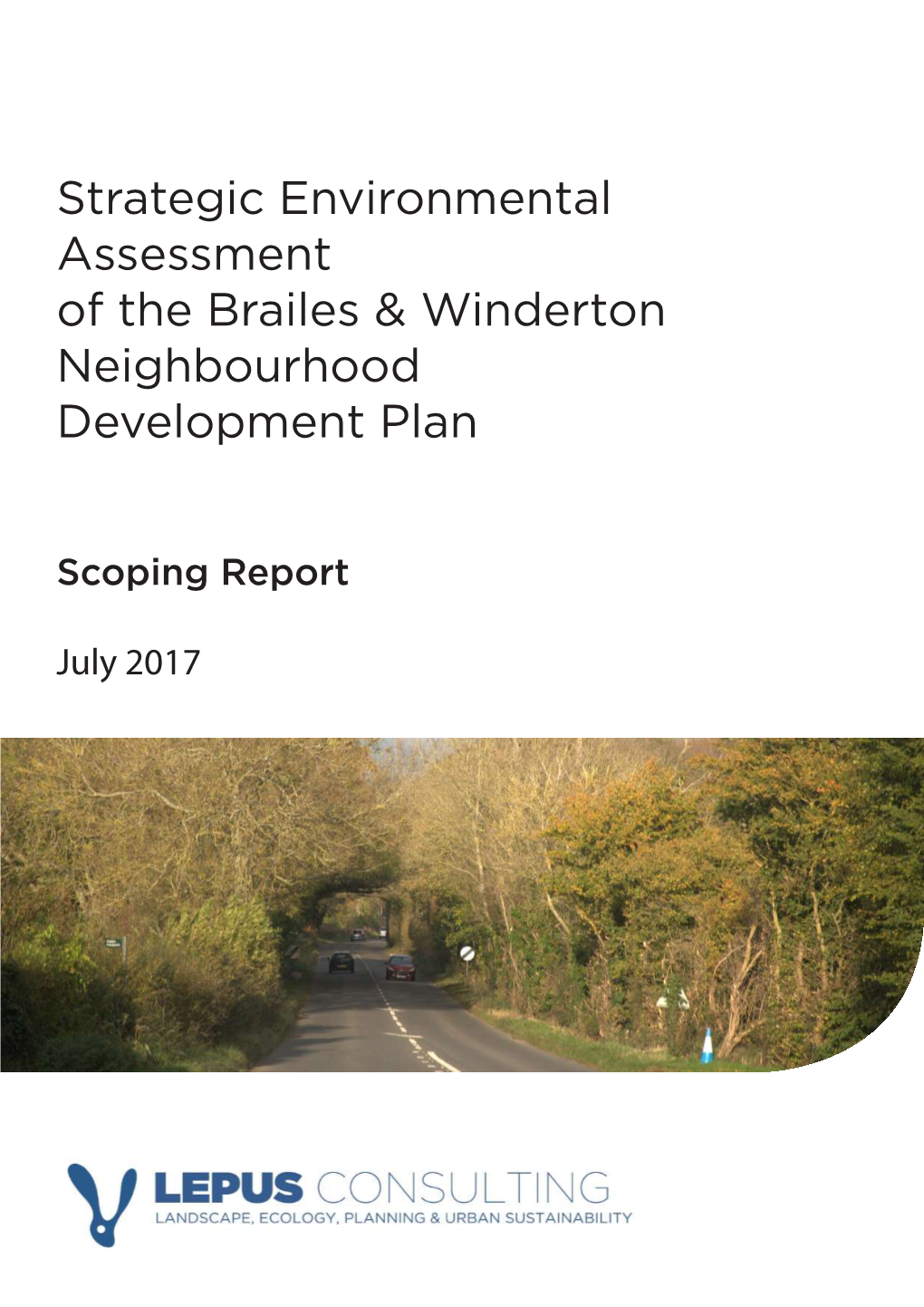 Strategic Environmental Assessment of the Brailes & Winderton Neighbourhood Development Plan