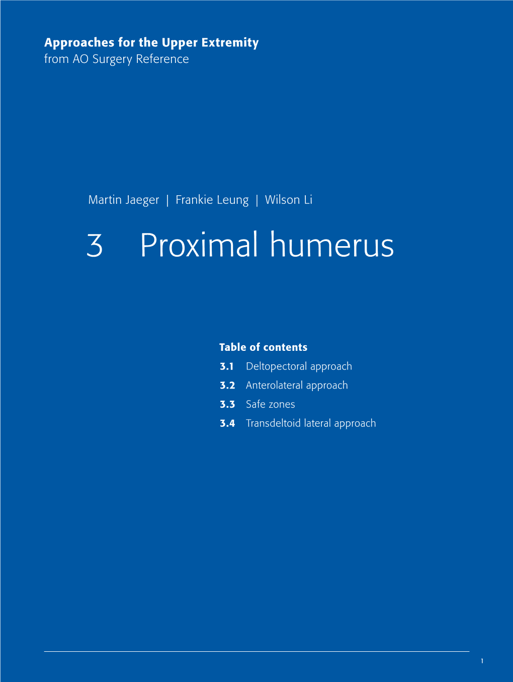 3 Proximal Humerus