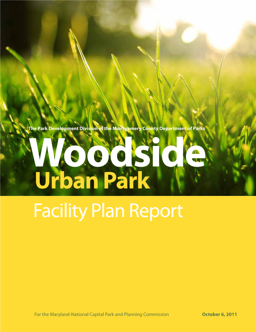 Urban Park Facility Plan Report