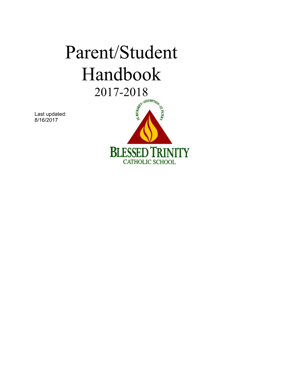 Parent/Student Handbook s5