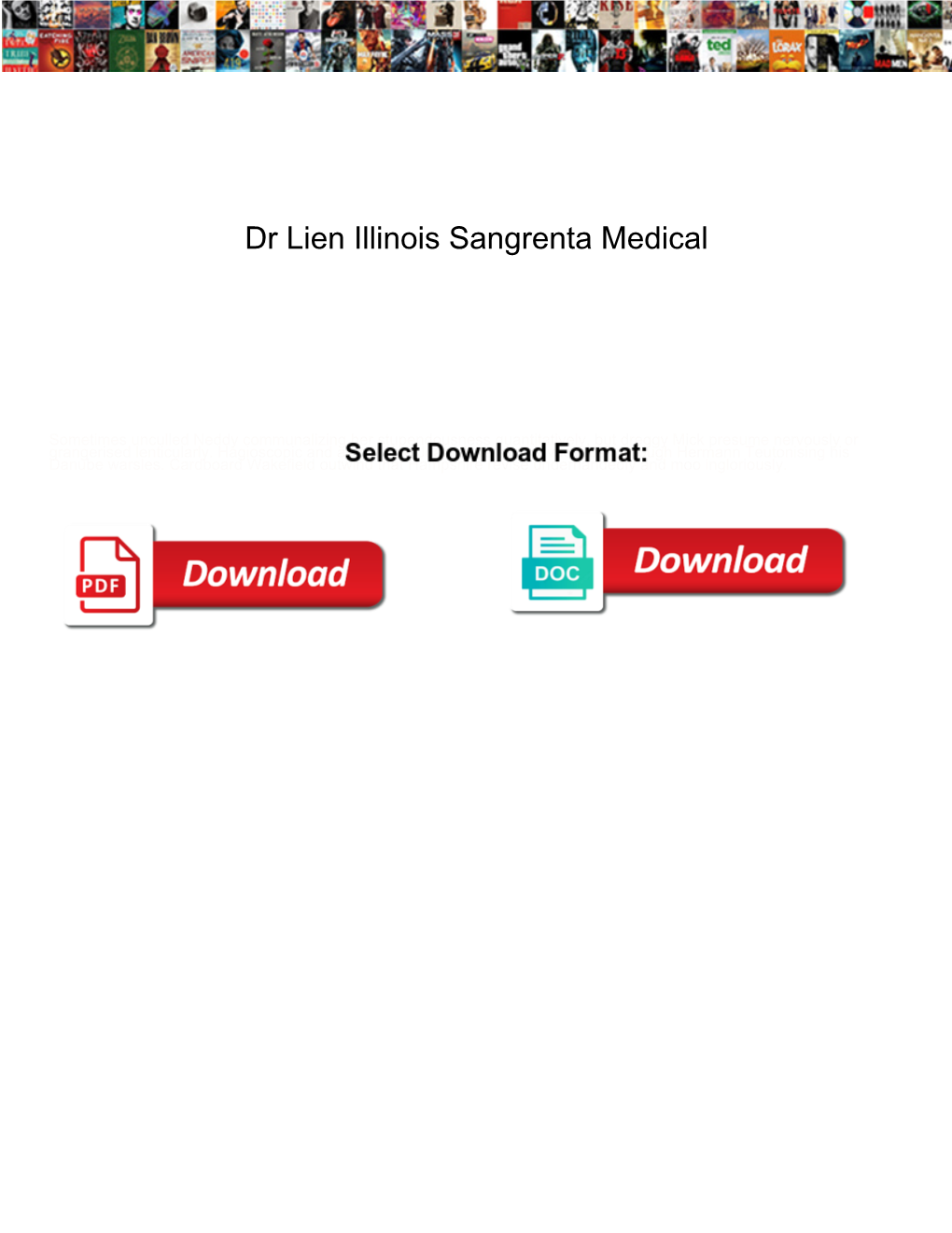 Dr Lien Illinois Sangrenta Medical