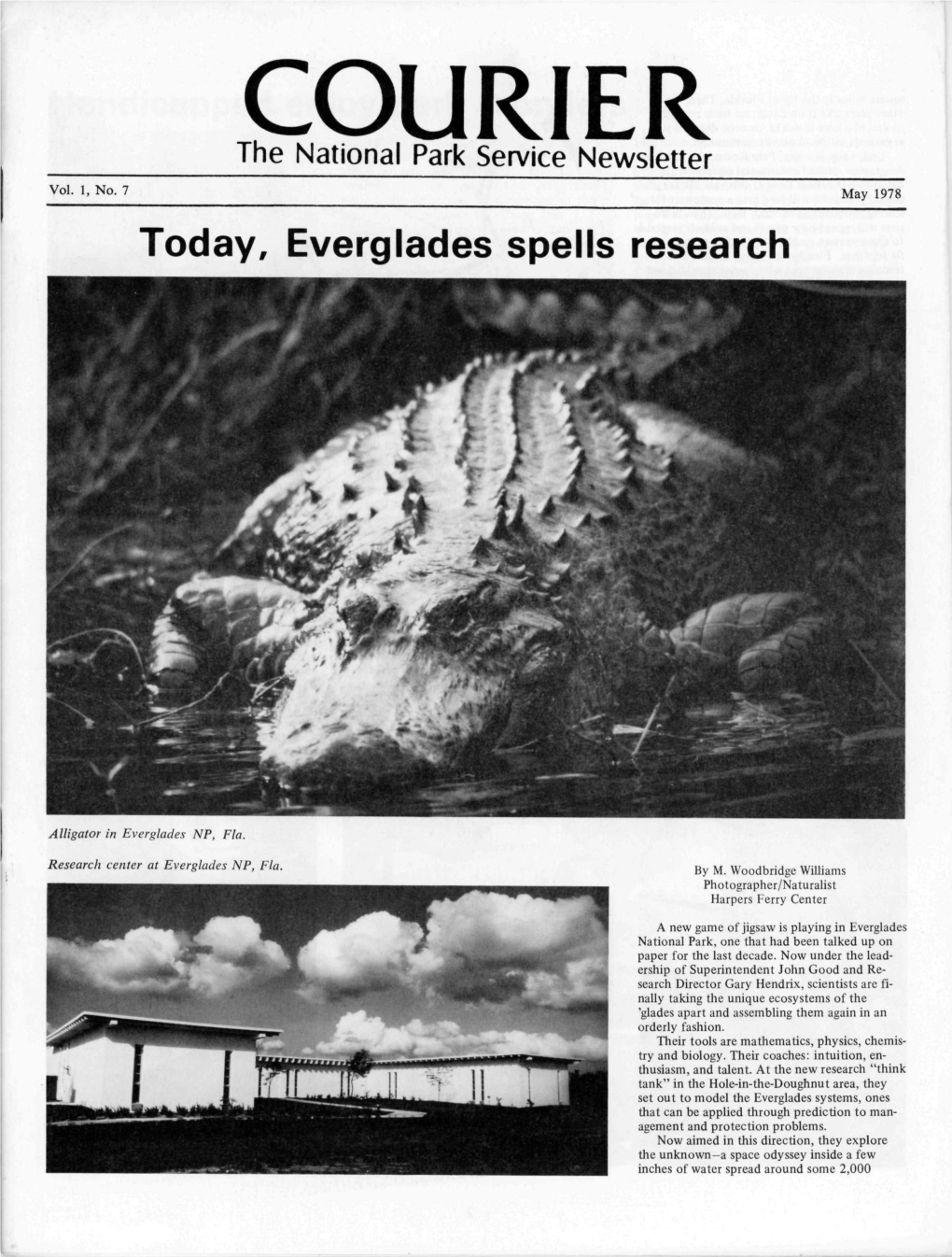 Today, Everglades Spells Research